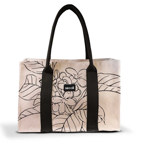 Bolsa Estampada com Logo Central-SAC-4972T