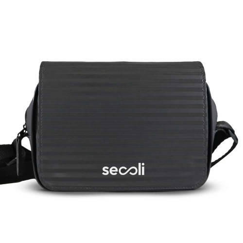Bolsa Transversal com Aba Estruturada e Logo-BOL-7356