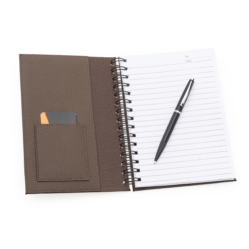 Caderno Executivo com Porta-Caneta-CAD-801