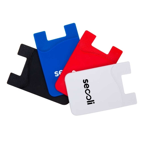 Suporte Porta-Cartão em Silicone Colorido-PCA-508