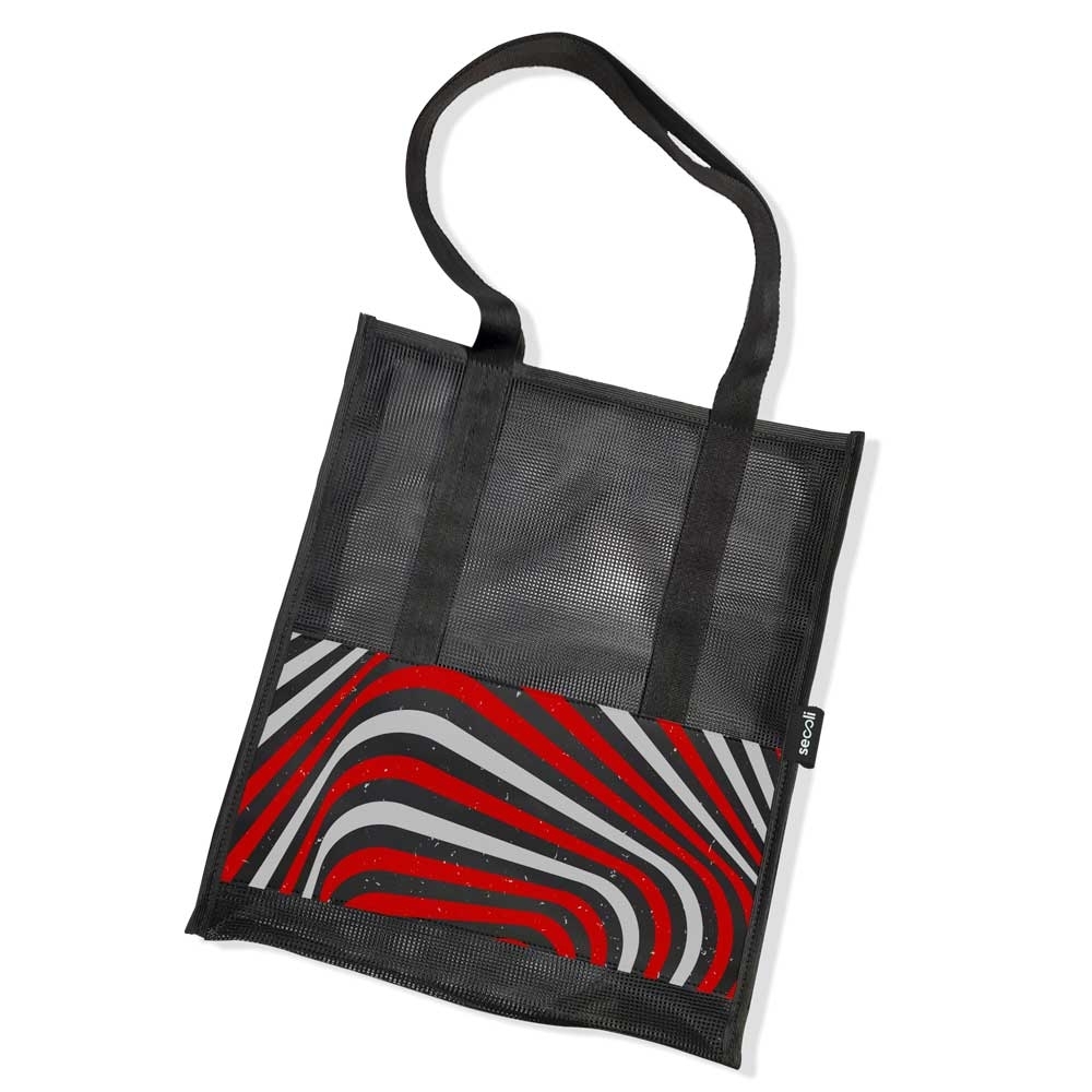 Bolsa com Corpo Transparente e Alças 