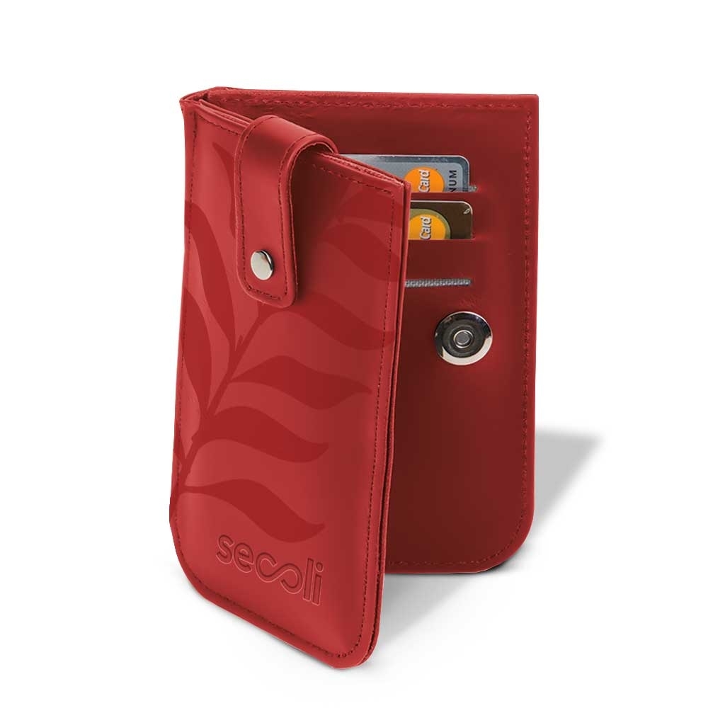 Carteira Porta-Moedas com Botão Compacta
