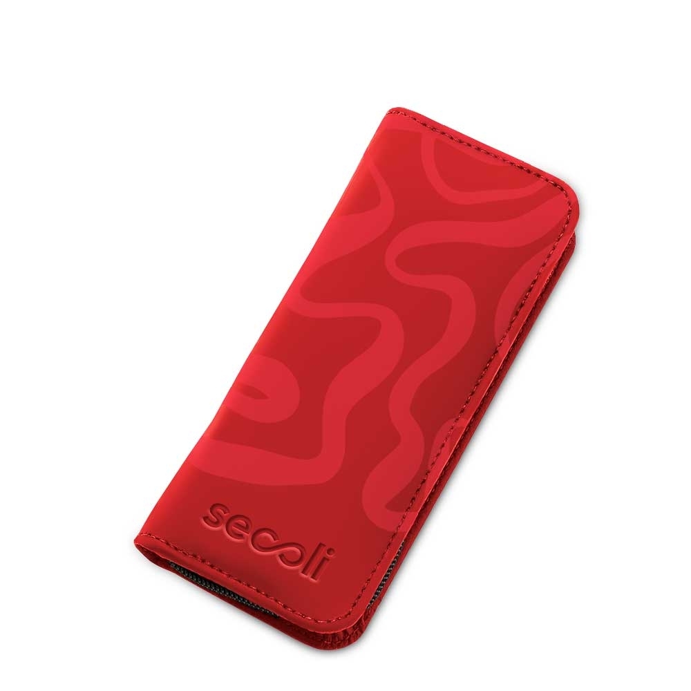 Estojo organizador personalizado com zíper para caneta e pendrive