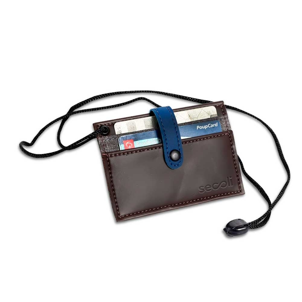 Porta Cartão com Cordão e Suporte Transparente-PCA-1901A