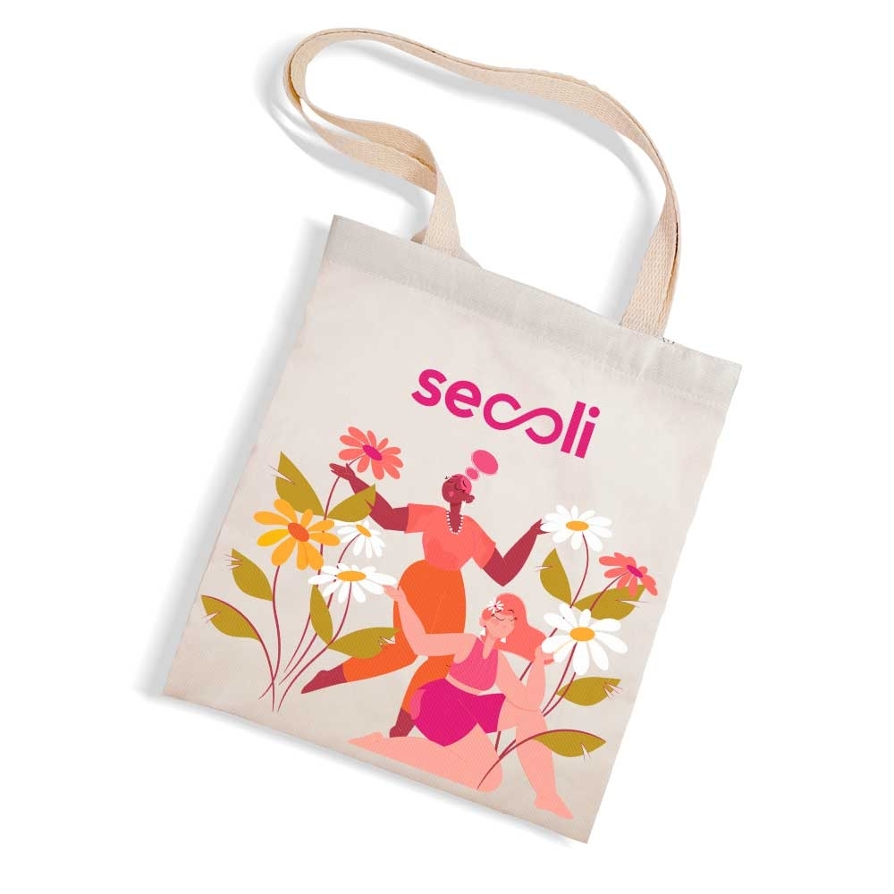 Ecobag Lisa com Logo “Secoli”
