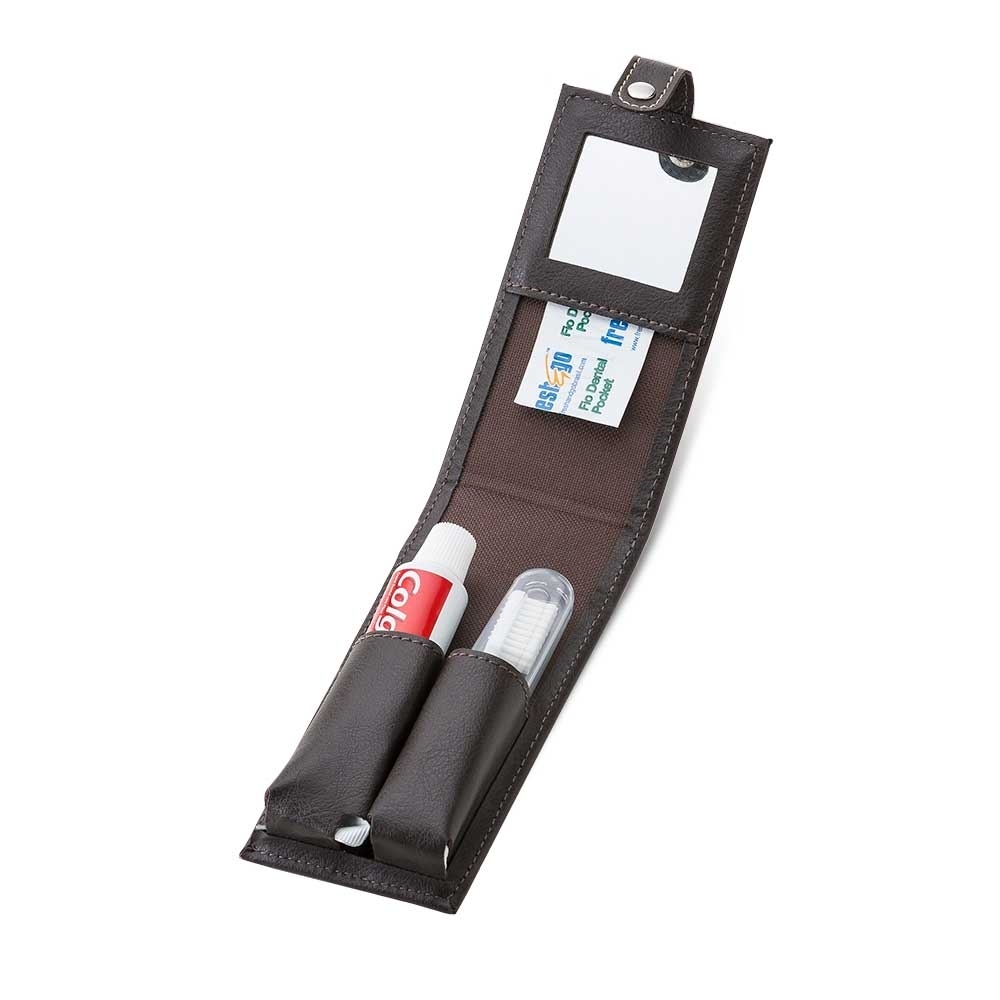 Kit Dobrável de higiene personalizado com espelho-KBU-804