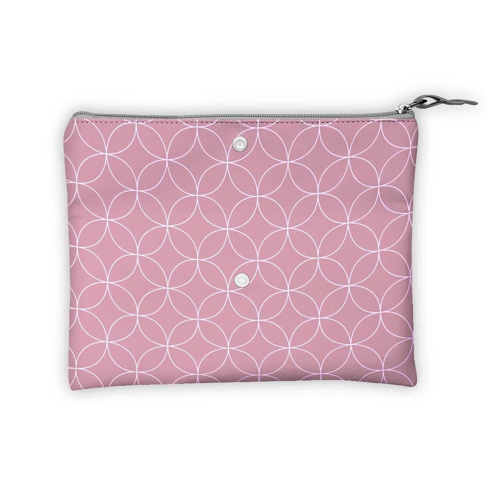 Necessaire Envelope com Aba e Botão de Pressão
