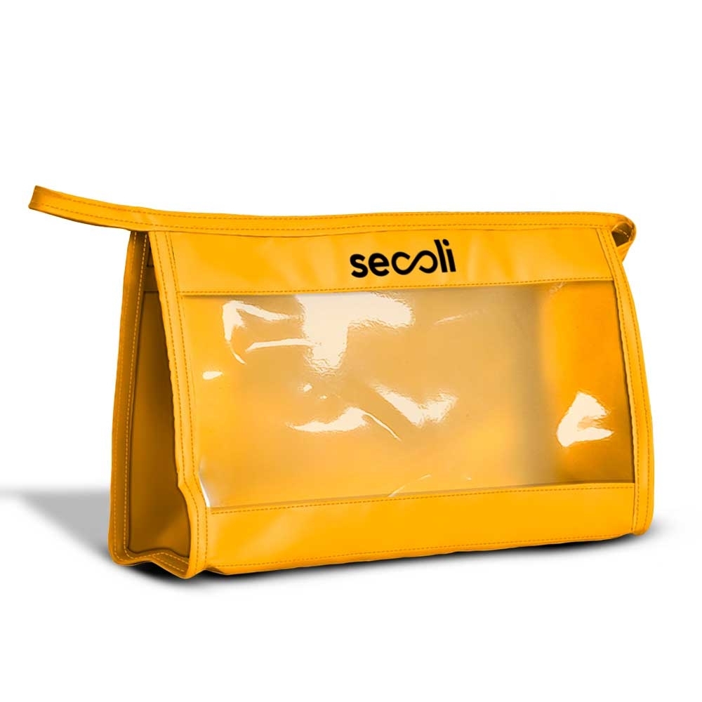 Necessaire com Janela Frontal e Zíper Superior