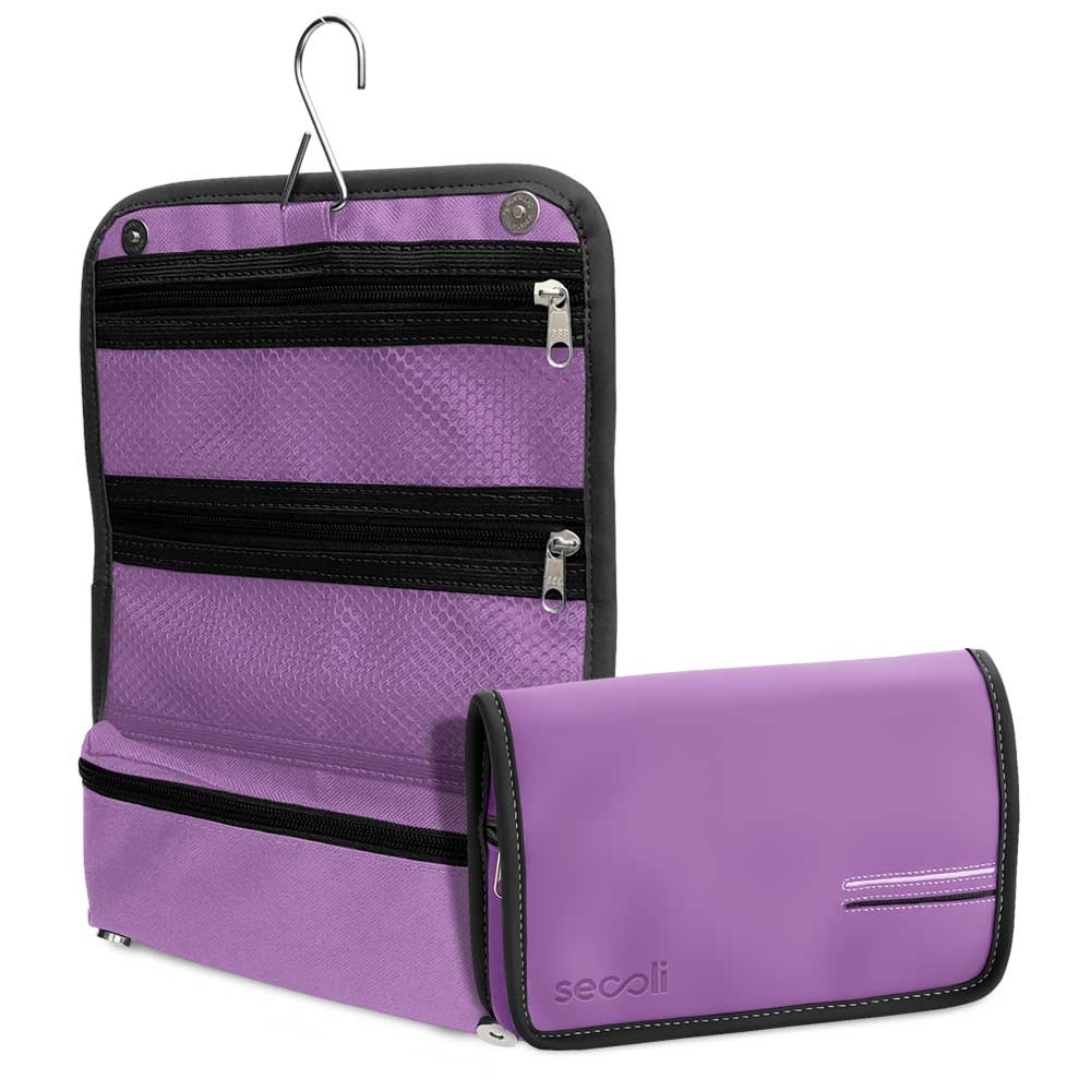 Necessaire de Viagem Dobrável com Gancho