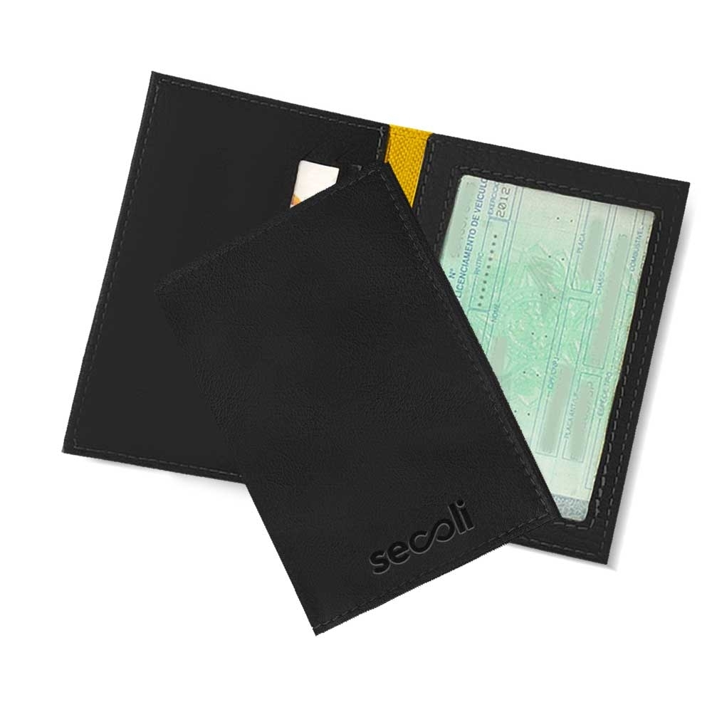  Porta-Documentos em PVC com Visor Interno