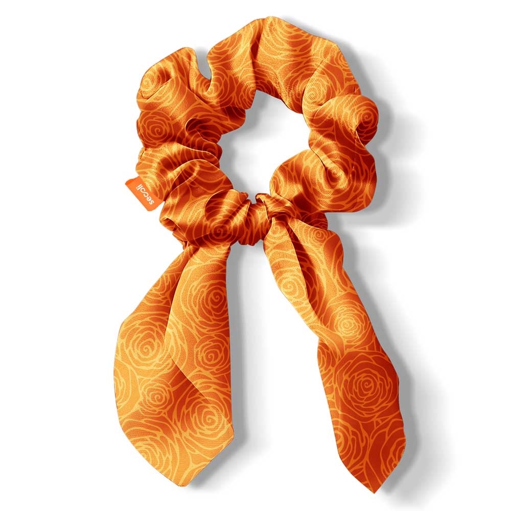 Scrunchie de Cetim com Laço