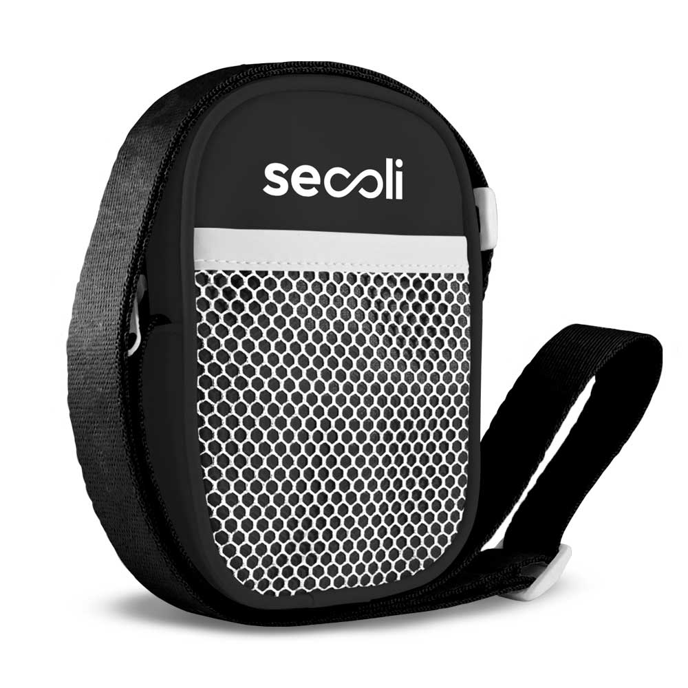 Shoulder Bag Texturizada com Zíper Frontal-BOL-5790